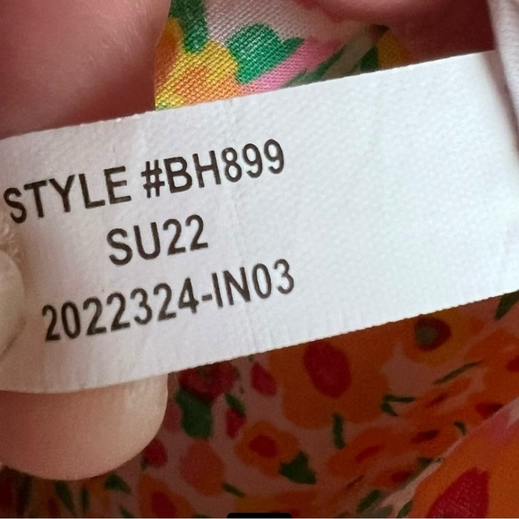 J. Crew Mixed-Floral Tiered Sleeveless Midi-Dress Size 02 - Picture 12 of 12